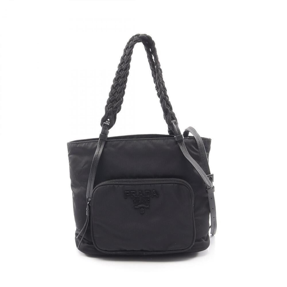 Prada TESSUTOPASSAMA Handbag Black